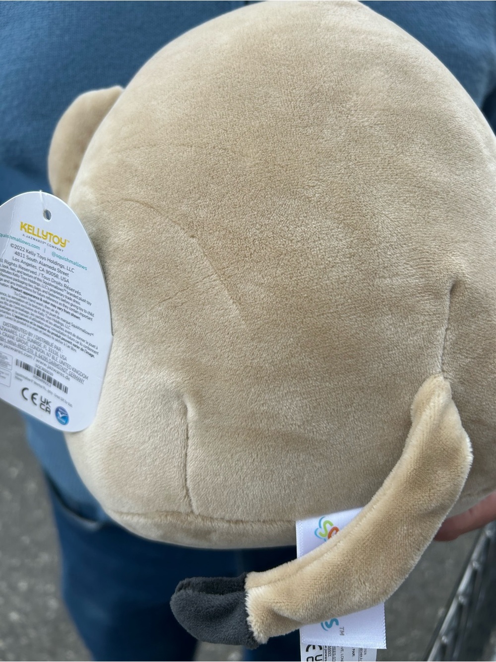 Kellytoy Beige & Cream Panda Plush Squishmallow - Picture 4 of 4